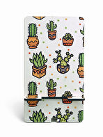 Ahşap Telefon Standı Baskılı Telefon Tutacağı Kaktüs