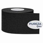 Pureza Kinesiyolojik Bandı Siyah/Sporcu Bantı, Ağrı Için Kas Bandı  Su ve Ter Geçirmez  | Spor Yapışkan Bant | 5CMX5CM