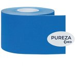 Pureza Kinesiyolojik Bandı Mavi/Sporcu Bantı, Ağrı için Kas Bandı  Su ve Ter geçirmez  | Spor Yapışkan Bant | 5cmx5cm