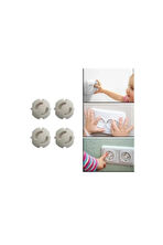 4 Adet Bebekler Için Plastik Priz Koruyucu Kapatıcı Çocuk Güvenliği Priz Koruma Emniyet Kilidi