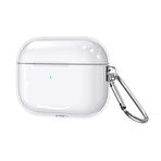 Forzacase Airpods Pro 2 uyumlu Şeffaf Anahtar Askılıklı Bluetooth Kulaklık Kılıfı - FC567