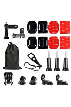 Tüm Aksiyon Kameraları ile Uyumlu Kask Bağlantı Seti