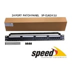 Speed SP-CU624 1U Patch Panel Cat6 Siyah