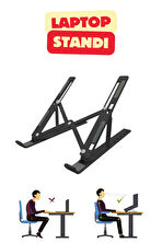 7 Kademeli Laptop Standı Katlanabilir Ayarlı Dizüstü Yükseltici Tutucu Aparat