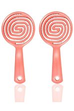 Nascita Pro Üç Boyutlu Oval Saç Fırçası Pembe 02 X 2 Adet