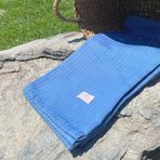 Örgü Desen %100 Pamuk Bebek Pike Battaniye 100x110
