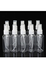 10 Adet 50ml Plastik Sprey Şişe Hediyelik Dezenfektan Kolonya Şişesi