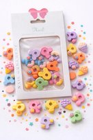 Kawaii Donut & Candy 3D Nail Charm Set – Pastel Mix