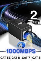 MN6 M13x Kablo Birleştirici/2adet-cat5-cat6-cat7-cat8-uyumlu/lan Kablosu Birleştirici Ara Aparatı