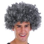 Marsilyan Kabarık Afro Peruk Gri