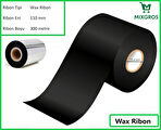 110x300 Metre Wax Ribon 1 Adet