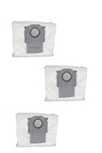 Roborock Q Revo MaxV - Pro Qrevo S Uyumlu 3 Adet Toz Çöp Torbası