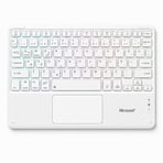 Microcase Touchpad RGB Tablet ve Telefonlar için Türkçe Bluetooth Klavye- AL5890