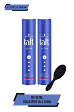 Taft Ultra Güçlü Sprey 250 ml X 2 Adet+Tarak