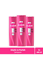 Elidor Saç Bakım Şampuanı Güçlü ve Parlak 400 ml x3 + Saç Kremi 200 ml