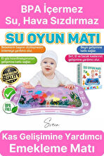 Dayanıklı Sızdırmaz Su Oyun Matı Bebek Aktivite Oyuncağı BPA İçermez Emekleme Zamanı Duyusal Gelişim