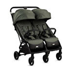 Kraft Duplo İkiz Bebek Arabası Yeşil