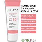 Sinoz Güneş Kremi Pink Touch Ton Eşitleyici Pembe SPF50+ 50 ml