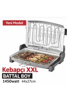 TANER BATTAL GRİ KEBAPÇI ÇİFTTELLİ IZGARA