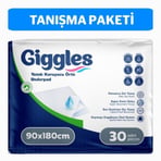 Giggles 90x180 Yatak Koruyucu Örtü 1 Paket 30 Adet
