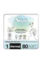 Sleepy Bio Natural Premium Plus Günlük Ped Normal 80 Adet