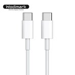 Wodimark USB-C Şarj Kablosu 60W (1m) – Hızlı Şarj & Yüksek Hızlı Veri Aktarım Kablosu | USB-C to USB-C