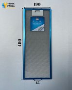 190x480 mm Aspiratör & Davlumbaz Tel Yağ Filtresi 19x48 cm