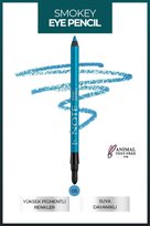 Smokey Eye Pencil Waterproof Aplikatörlü Suya Dayanıklı Göz Kalemi - 05 Sky Blue - Gök Mavisi
