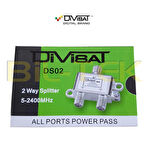 Divisat 1 Giriş 2 Çıkış 1/2 Splitter 5-2400