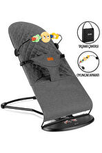 Balance Lüx Pamuklu Keten Sallanır Üç Kademeli Ana Kucağı ( Oyuncak Aparatı Ve Seyahat Çantası )