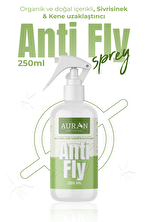 Anti-Fly Sinek, Sivrisinek, Kene ve Haşere Kovucu, Ortam Koruyucu, Bitkisel Sinek Savar Sprey 250ml