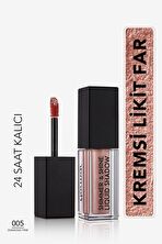 Flormar Metalik Likit Göz Farı (PEMBE) - Shimmer & Shine Liquid Shadow - 005 Diamond Pink - 8682536003131
