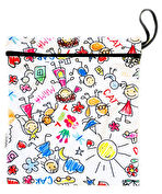 Yorni 43X46CM, Family, Su Geçirmez Islak Mayo Çantası, Torbası