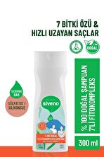 Siveno %100 Doğal Fitokompleks Şampuan 7 Değerli Bitki Yoğun Saç Dökülme Karşıtı Besleyici Dolgunlaştırıcı 300 ml