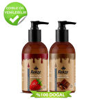 Genel Markalar 2'li Tatlı Kaçamak: Çilek Ve Çikolata Aromalı Erotik Masaj Yağı