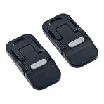 Mini Tablet-Laptop-Klavye Standı, Bilgisayar Klavyesi Yükseltici Standı, 2 Adet, Siyah, Gri