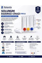 Rotantix Triflo Solunum Egzersiz Cihazı Pefmetresi 3 Kademeli