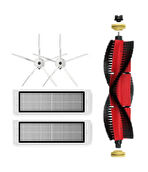 Roborock S5 Max (Beyaz) Uyumlu Yedek Fırça Filtre Seti-5 Parça