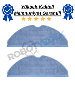Roborock S8, S8 Plus, S8 Pro Ultra Uyumlu 2 Adet Mop Fiber Bez Paspas-Yüksek Kaliteli