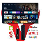 Siyah Ultra Hd Android Tv Box 4K Android Tv Box Tv Stick Medya Oynatıcı Smart Tv Wifi