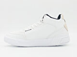 Peak E14282B Unisex Beyaz Kaymaz Taban Nefes Alabilen Ortopedik Garantili Rahat Hafif Günlük Uzun Bilekli Boğazlı Koşu Yürüyüş Sneaker Basketbol Spor Ayakkabı