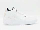 Peak E14282B Unisex Beyaz Kaymaz Taban Nefes Alabilen Ortopedik Garantili Rahat Hafif Günlük Uzun Bilekli Boğazlı Koşu Yürüyüş Sneaker Basketbol Spor Ayakkabı