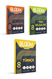 8. Sınıf Bloom LGS Fasikül Matematik + Fen Bilimleri + Türkçe Soru Bankası Seti (3 Kitap)