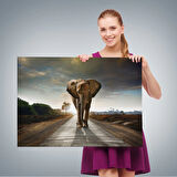 Fil Dekoratif Kanvas Tablo 1118