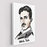 Nikola Tesla Dekoratif Kanvas Tablo-5917