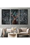 Geyik Dekoratif Kanvas Tablo 1164