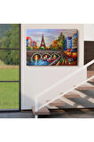 Fransa Paris Eyfel Kulesi Manzaralı Duvar Tablosu-1232