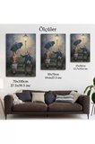 Yağmur Altındaki Küs Sevgililer Dekoratif Duvar Tablosu-6223