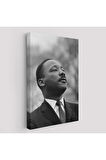 Martin Luther King Dekoratif Kanvas Duvar Tablosu-6374