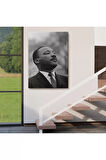 Martin Luther King Dekoratif Kanvas Duvar Tablosu-6374
